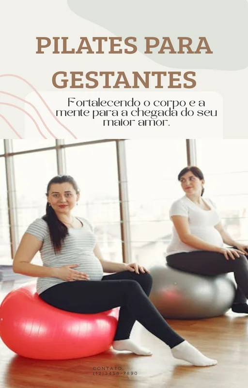 Ebook PLR Pilates para Gestantes com Direito de Revenda - Capa do e-book