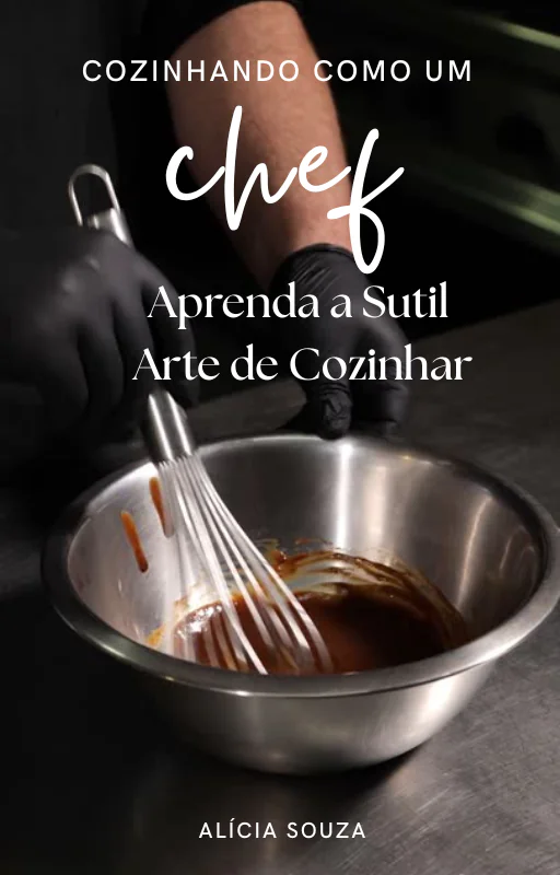 Cozinhando como um Chef - Capa do e-book
