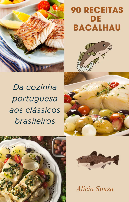 90 Receitas de Bacalhau - Capa do e-book
