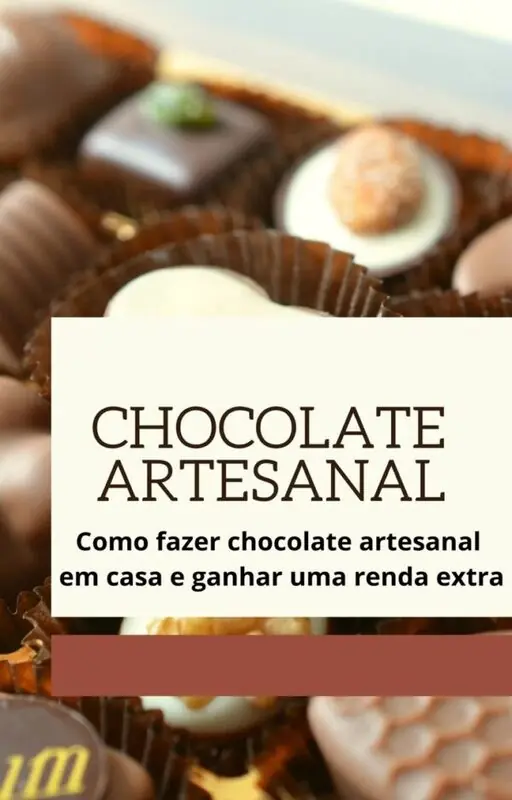 Chocolate Artesanal Ebook PLR com Direito de Revenda - Capa do e-book
