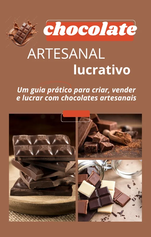 Ebook PLR Chocolate Artesanal Lucrativo - Capa do e-book