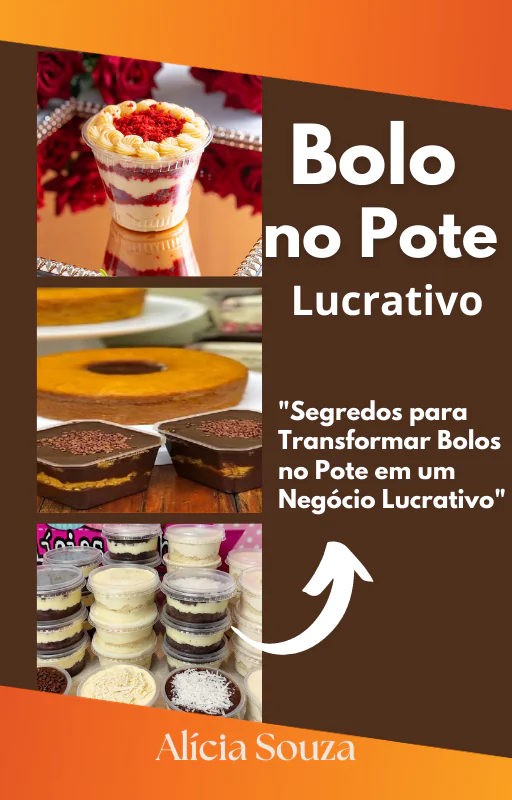 Bolo no Pote Lucrativo - Capa do e-book