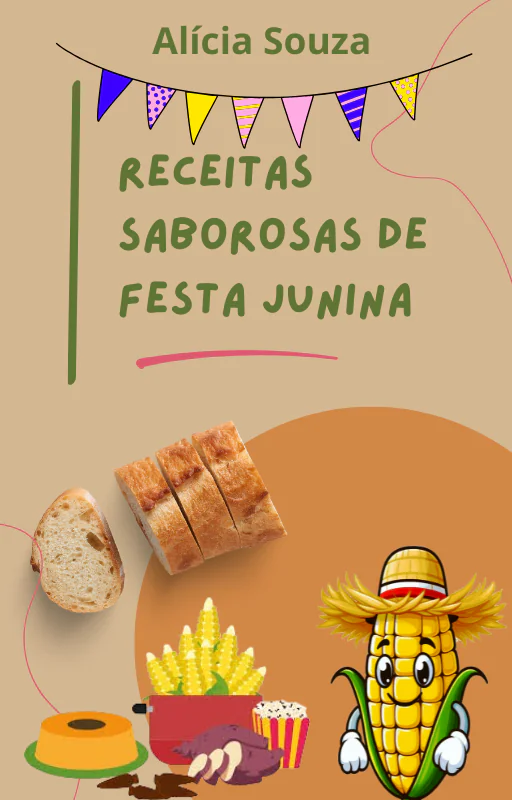 Receitas Saborosas de Festa Junina - Capa do e-book