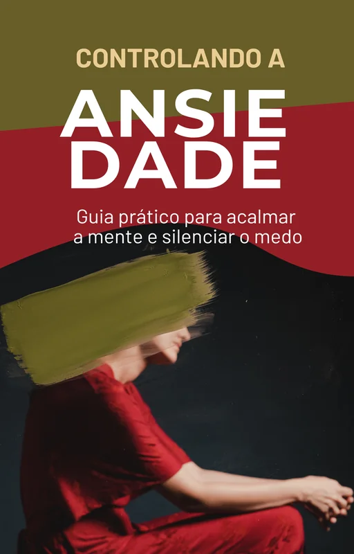 Ebook PLR Controlando a Ansiedade - Capa do e-book