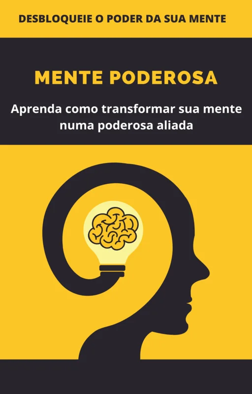 Mente Poderosa Ebook PLR com Direito de Revenda - Capa do e-book