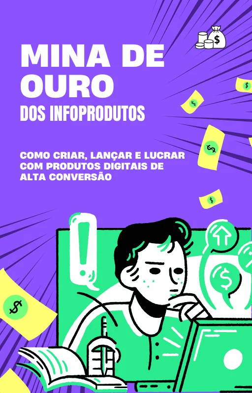 Mina de Ouro dos Infoprodutos ebook PLR - Capa do e-book
