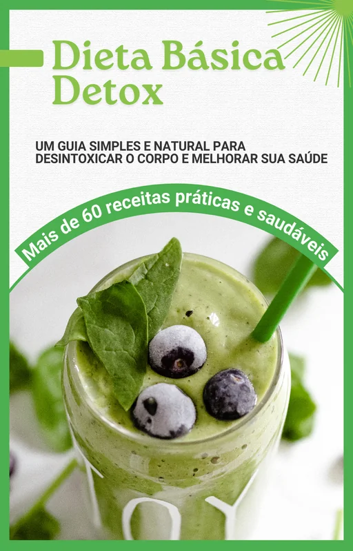Ebook PLR Dieta Básica Detox com Direito de Revenda - Capa do e-book
