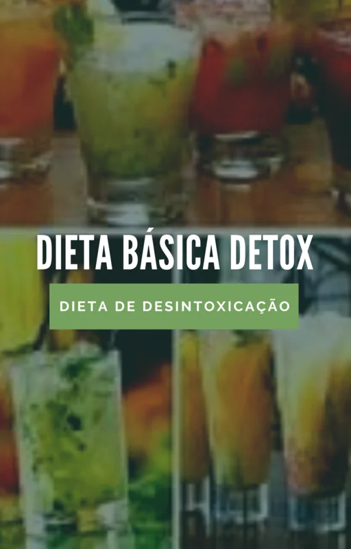 Ebook Plr Dieta Básica Detox com Direito de Revenda - Capa do e-book