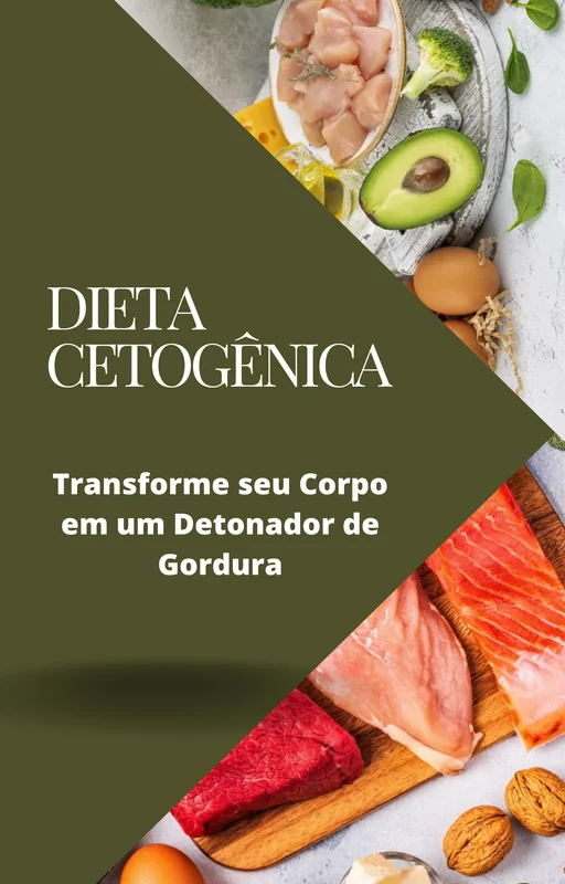 Dieta Cetogênica Ebook PLR com Direito de Revenda - Capa do e-book