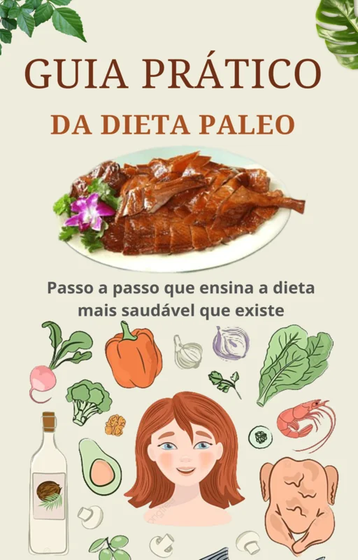 Dieta Paleo Ebook PLR em Português com Direito de Revenda - Capa do e-book