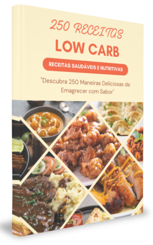250 Receitas LowCarb Ebook PLR