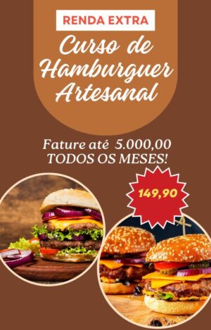 Curso de Hamburguer Artesanal lucrativo